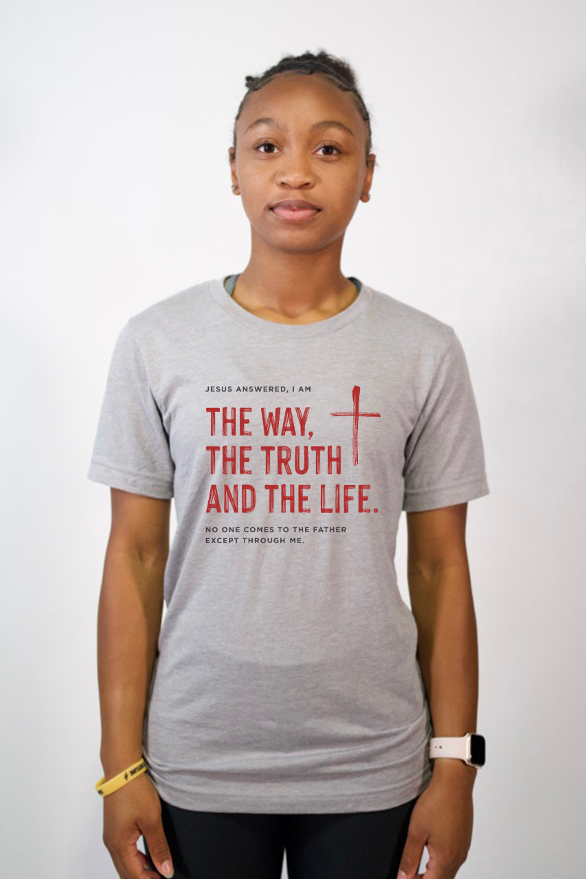 T-Shirt "Jesus Answered"