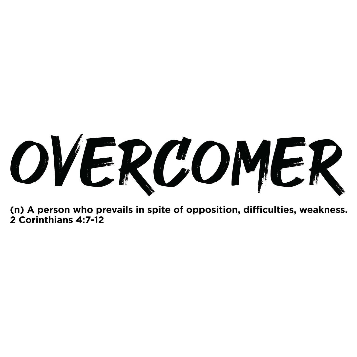 T-Shirt Performance Men's "Overcomer"