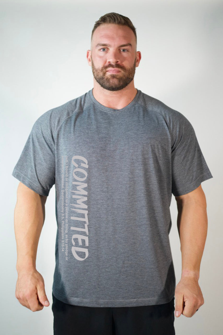 T-Shirt Performance Men's "Committed"