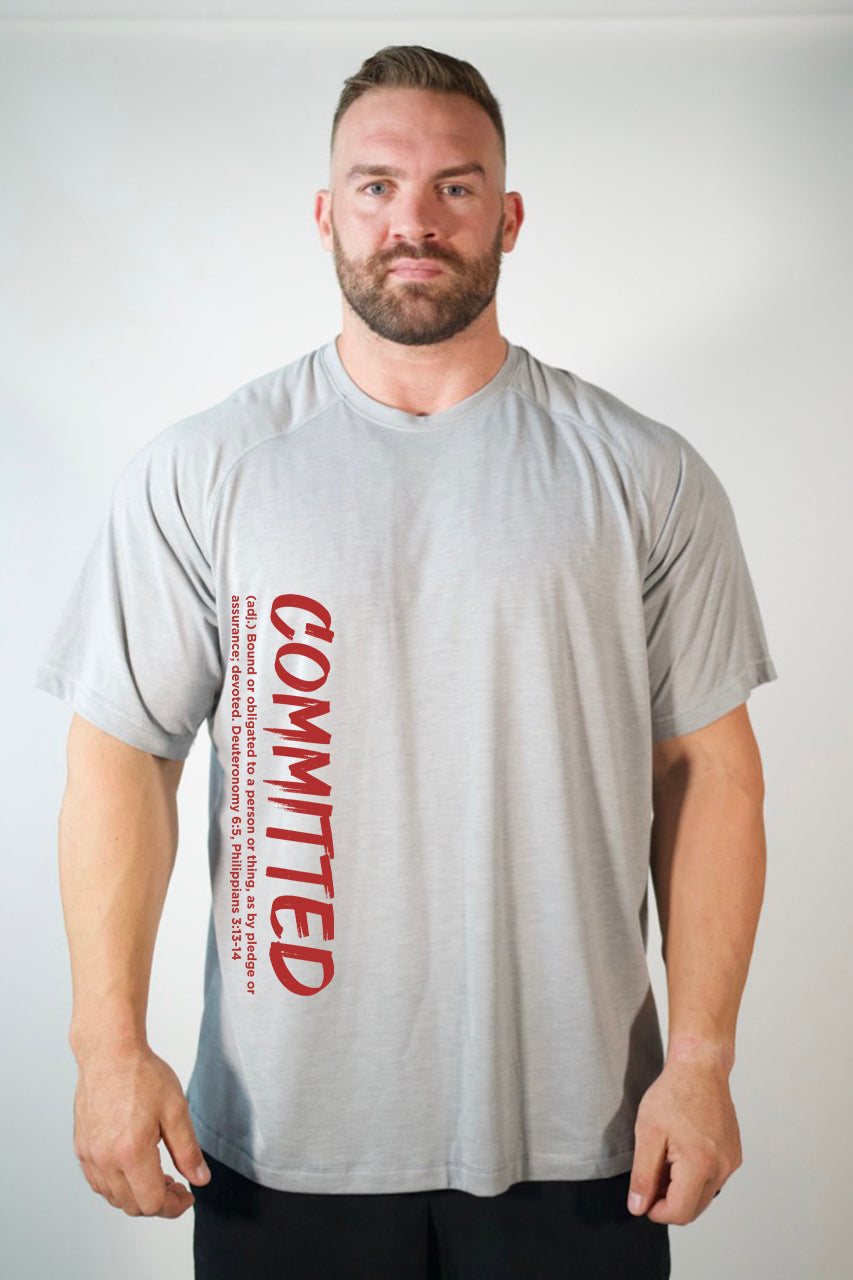 T-Shirt Performance Men's "Committed"
