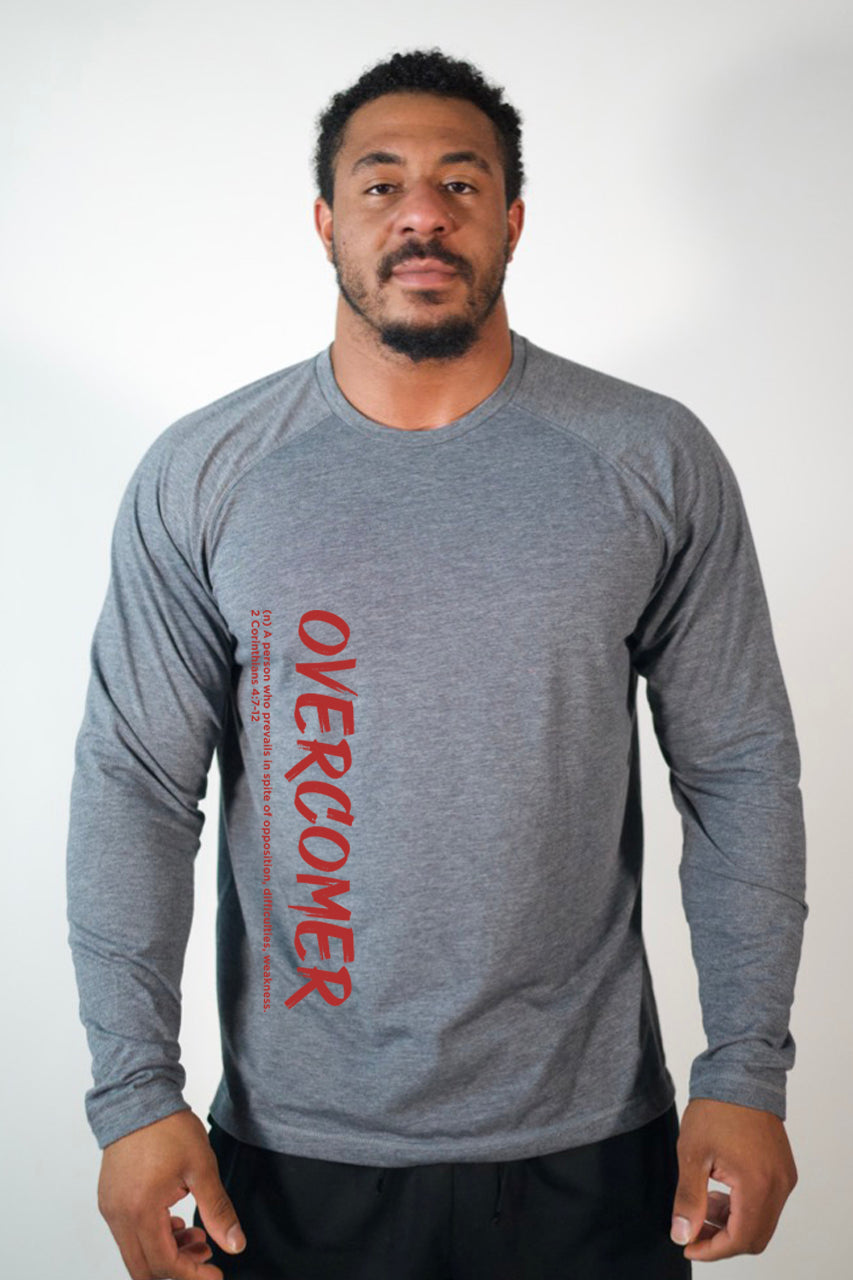 LS T-Shirt Performance "Overcomer"