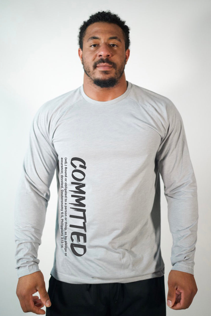 LS T-Shirt Performance "Committed"