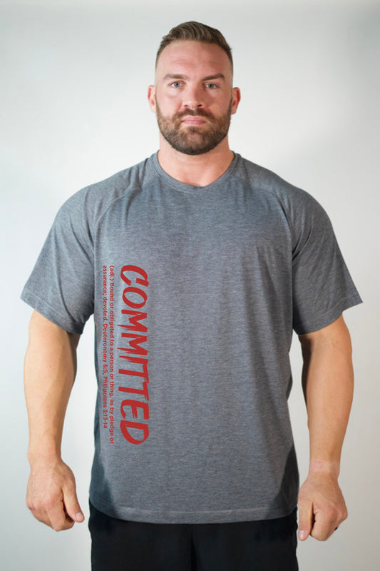 T-Shirt Performance Men's "Committed"