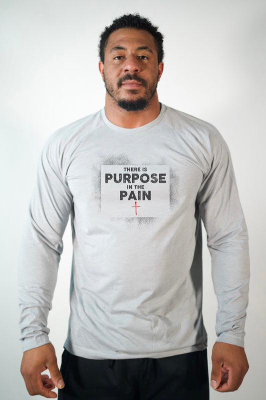 LS T-Shirt Performance "Purpose in Pain"